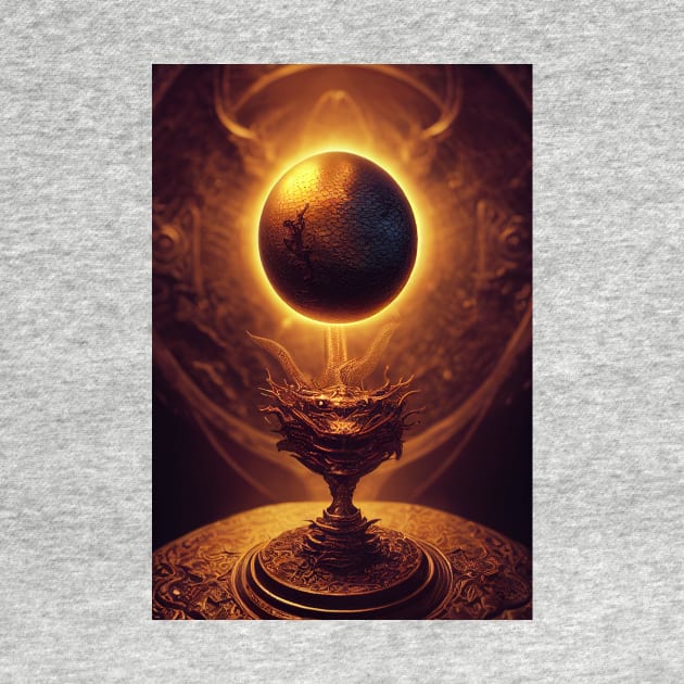 A Dragon Egg suspended above a Goblet by natural-20s
